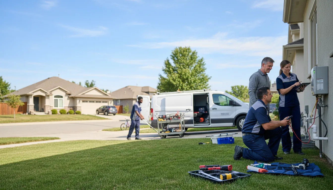 Tankless water heater service in Vidor, TX